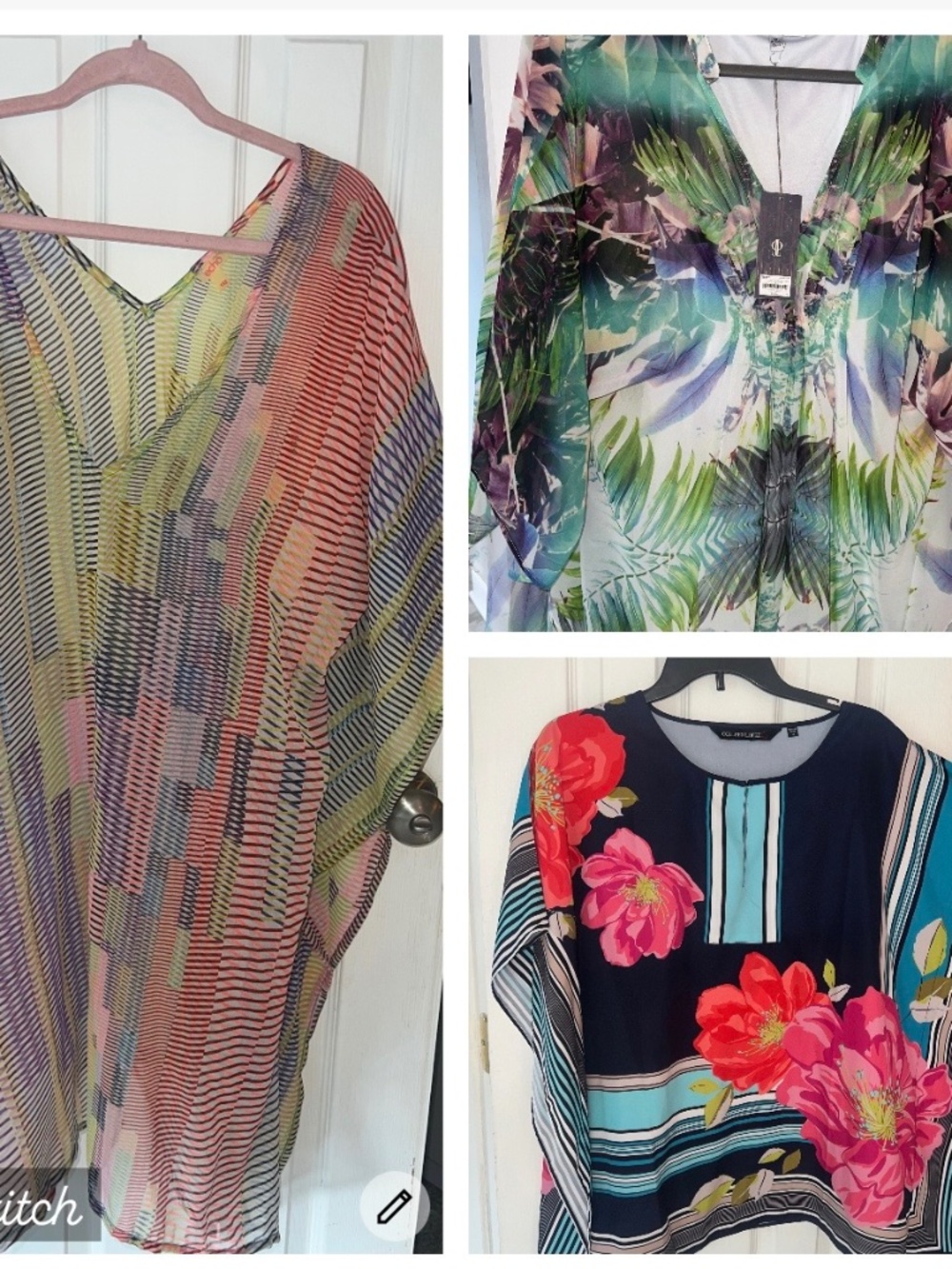 Set of 3 medium blouses, one New with Tags, see pictures for brands. Make offer